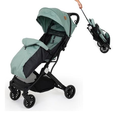Jungle Kolica Quad dezen Mint - sklopljen model za transport