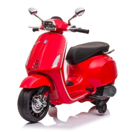 Crvena Vespa na baterije za decu 12V