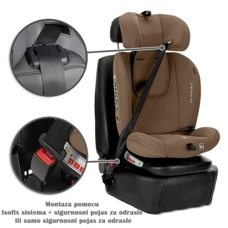 Capella Isofix autosedište 40-150 cm - montaža u autu