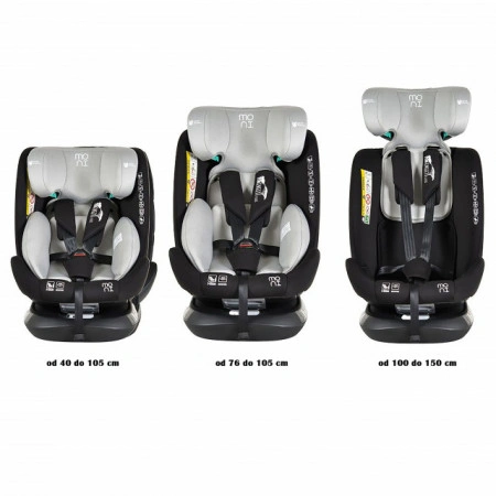 MONI Serengeti I-Size autosedište 40-150 cm prati rast deteta - dezen Light Grey