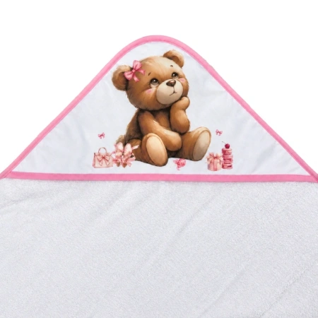 Deksi Peškir za bebe 75 x 75 cm MEDA roze