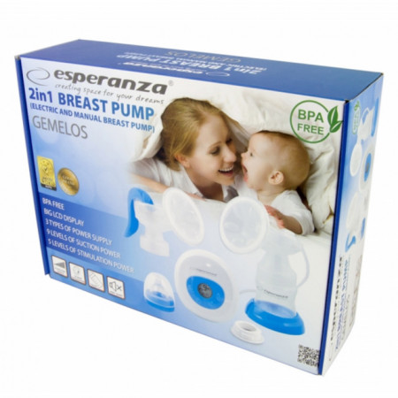 Esperanza Električna pumpica za grudi 2 u 1 Gemelos