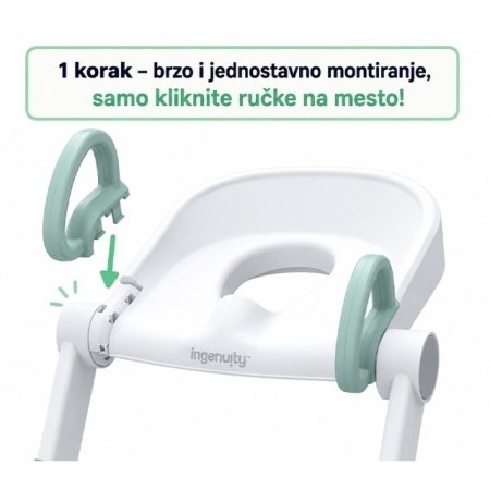 Ingenuity WC adapter sa ručkama za decu