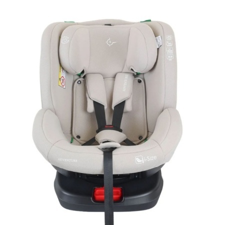 Jungle Adventure i-Size auto sedište 40-150 cm ISOFIX u bež boji