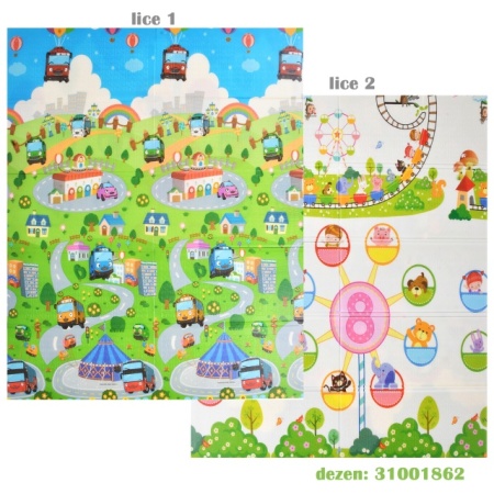 Jungle dvostrani tepih za igru 150x180x0,8cm