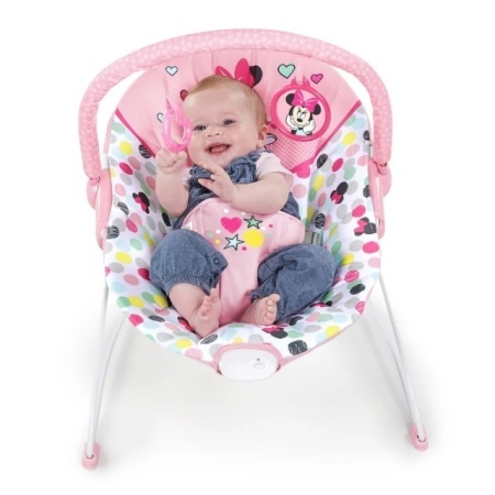 Ležaljka za bebe 0–6 meseci Bright Starts Minnie Mouse
