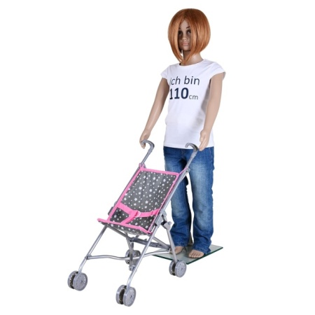 Knorr Toys Kolica za lutke SIM Star grey