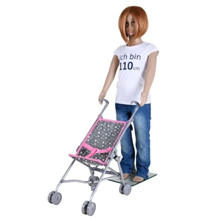 Knorr Toys Kolica za lutke SIM Star grey