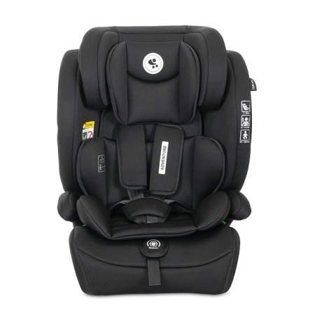 Lorelli Adventure auto sedište za decu sa podesivim naslonom za glavu  - Black Jasper