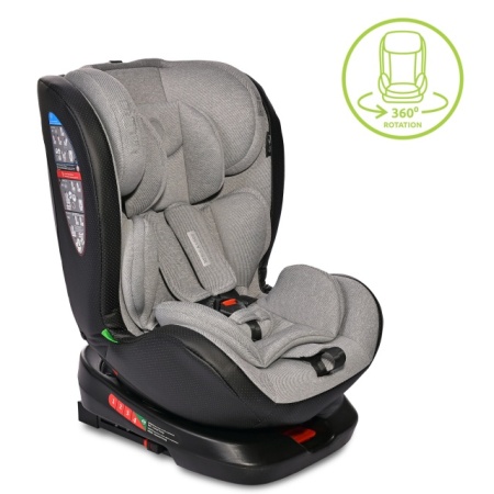 Lorelli Autosedište Nebula I-Size Isofix 40-150cm Grey 360° 
