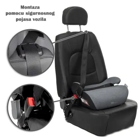 Montirano Lorelli ORION sedište u automobilu - grey