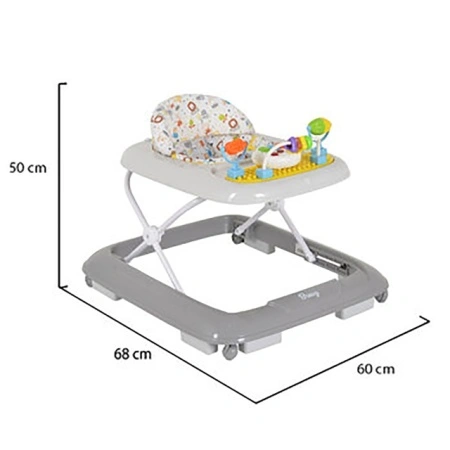 Moni Bravy Grey dubak za bebe - dimenzije