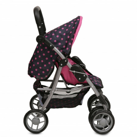 MONI Kolica za lutke Pinky Dots