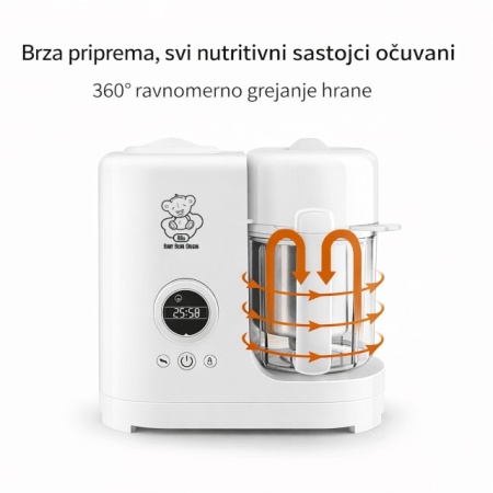 BBO baby food processor kuvanje na pari i blendiranje