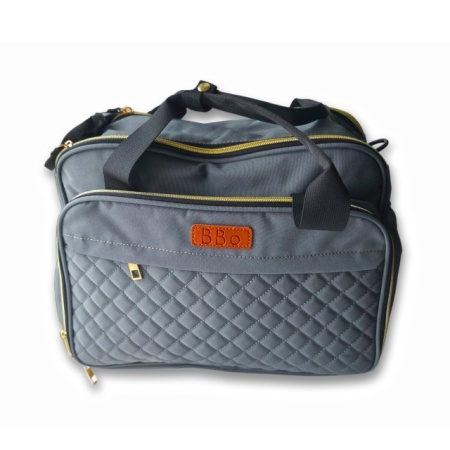 BBO Mila M355 torba za mame siva – prednji izgled torbe