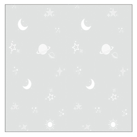 BBO podloga za bebe 180x200 cm – neutralni Star Sky dezen