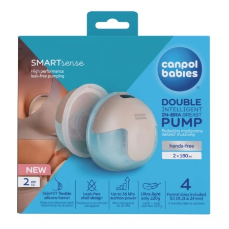 Originalno pakovanje Canpol Babies SmartSense Double in-bra pumpice
