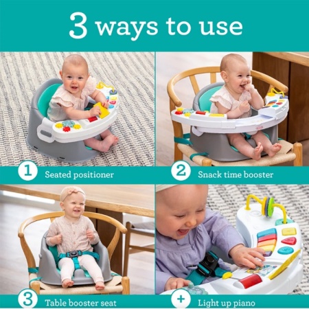 Infantino Music and Lights 3-in-1 Muzička booster hranilica