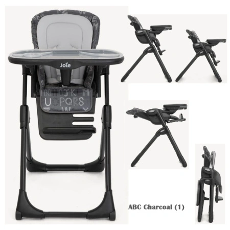 Joie Mimzy Recline hranilica za decu 2u1 - dezen ABC Charcoal