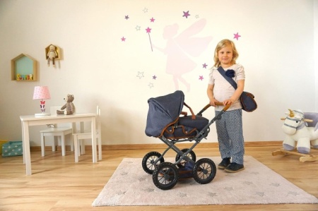 Knorr Toys Kolica za lutke RUBY Tamno plava
