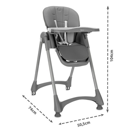 Stolica za hranjenje bebe Lorelli REMO Grey - dimenzije