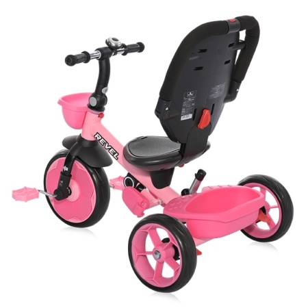 Lorelli Tricikl REVEL Pink Grunge zadnja strana