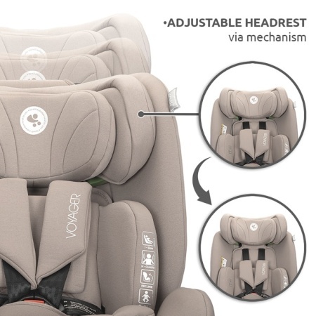 Lorelli Voyager i-Size auto sedište podesivi naslon za glavu - Beige