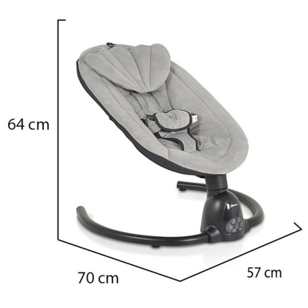 MONI Muzička ljuljaška Clarissa Grey dimenzije