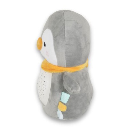 Moni Toys Noćna lampa i projektor sa belom bukom Snuggly Penguin