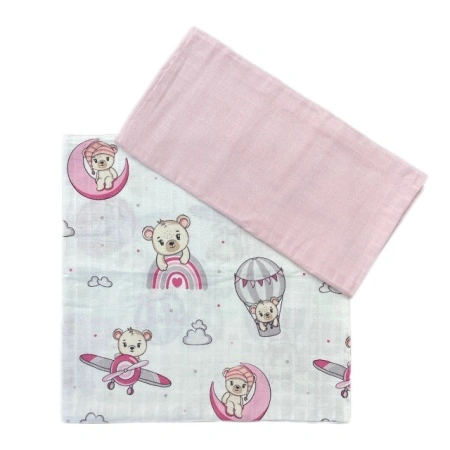 Deksi Muslin tetra pelene za bebe 2u1 Meda Avijatičar
