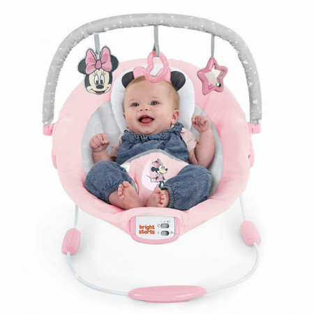 Kids II Bright Starts Lezaljka Minnie Mouse Rosy Skies