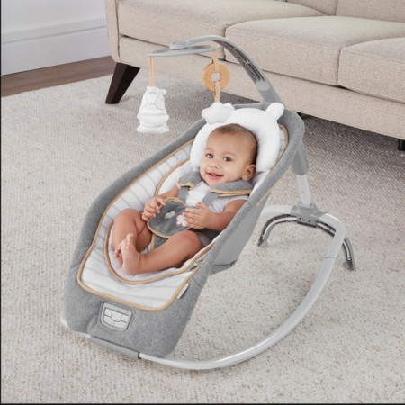 Kids II Ingenuity Lezaljka Boutique Collection Rocking Seat Bella Teddy