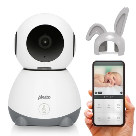 Alecto Smart Baby 10 Bebi kamera Wi-Fi white grey