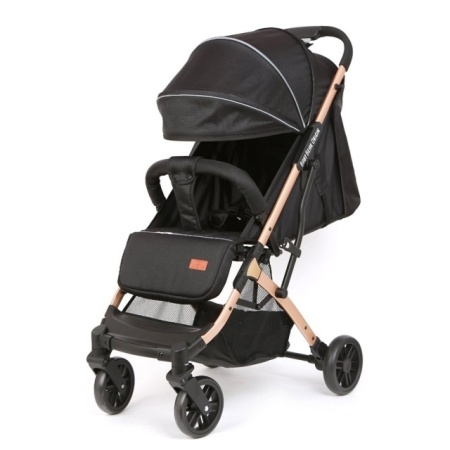 BBO Boogy D600 kolica za bebe – podesiv naslon i oslonac za noge, Black
