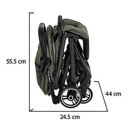 Cangaroo Kolica AIRWALK Deep Green 22kg