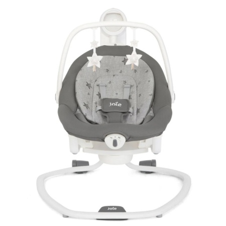 Joie Serina 2in1 ljuljaška za bebe u modernom dezenu Cosmo Grey