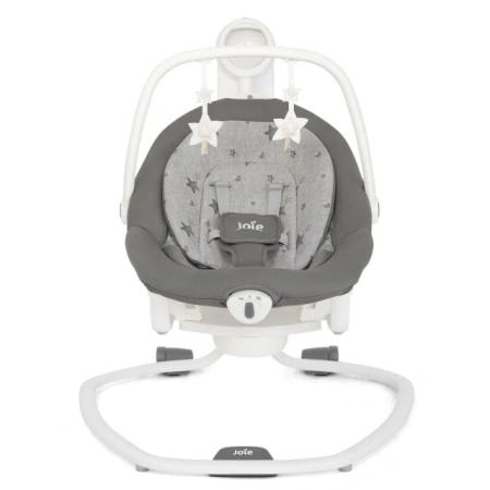 Joie Serina 2in1 ljuljaška za bebe u modernom dezenu Cosmo Grey