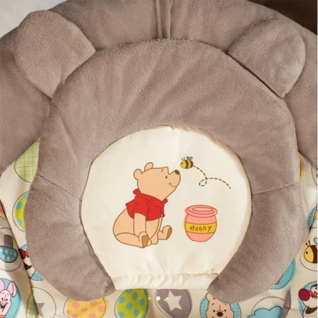 Kids II Disney Baby Muzička ležaljka sa vibracijom Winnie the Pooh Dots &amp; Hunny Pots 60256