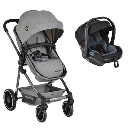 Kolica GISELLE 2u1 Grey
