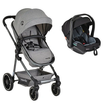 Kolica GISELLE 2u1 Grey