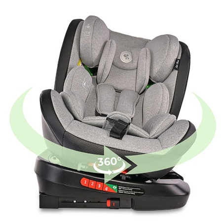 Lorelli Autosedište Nebula I-Size Isofix 40-150cm Grey 360°