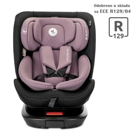 Lorelli Concord Pro i-Size auto sedište roze – bezbedno i funkcionalno