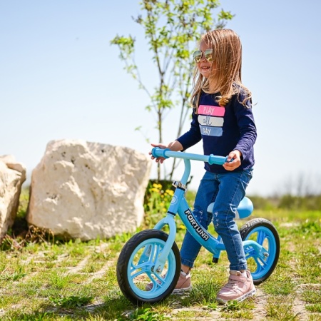 Lorelli Fortuna bicikl bez pedala sa TPR ručkama i udobnim sedištem Light &amp; Dark Blue