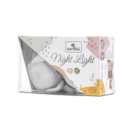 Muzička kutija za bebe sa noćnim svetlom Lorelli Sleeping Elephant - original