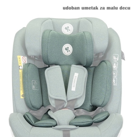 Lorelli Scorpius Green Pine auto sedište sa uloškom za novorođenče