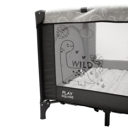 Jungle Ogradica za bebe Play Square Grey