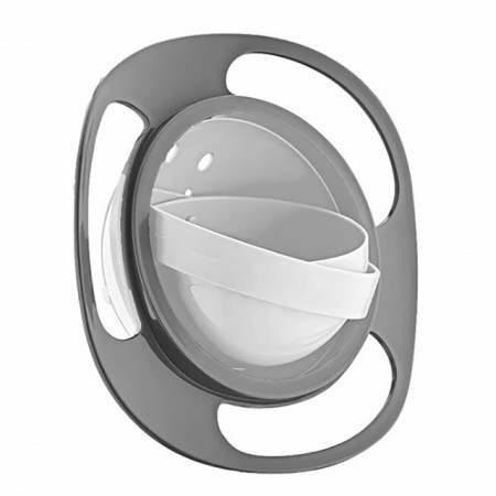 BabyJem Činija za hranjenje 360 Grey 6m+