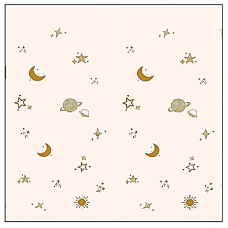 BBO podloga za bebe 180x200 cm – neutralni Animal Paradise dezen