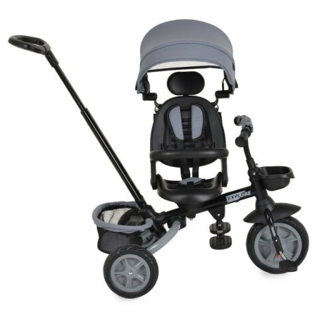 Explore Tricikl sa rotirajućim sedištem 360 stepeni u dark grey dezenu