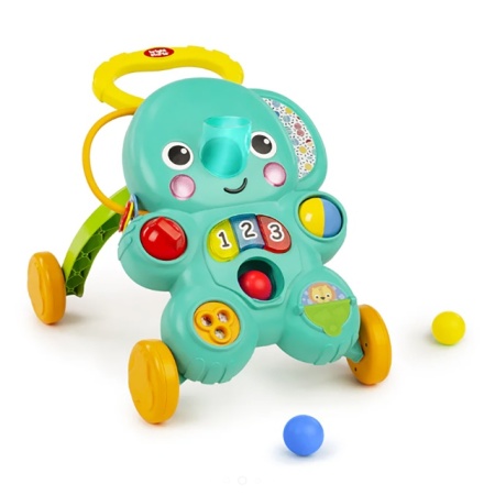 Kids 2 Bright Starts Igračka 2u1 Guralica i igračka Slonče 12892